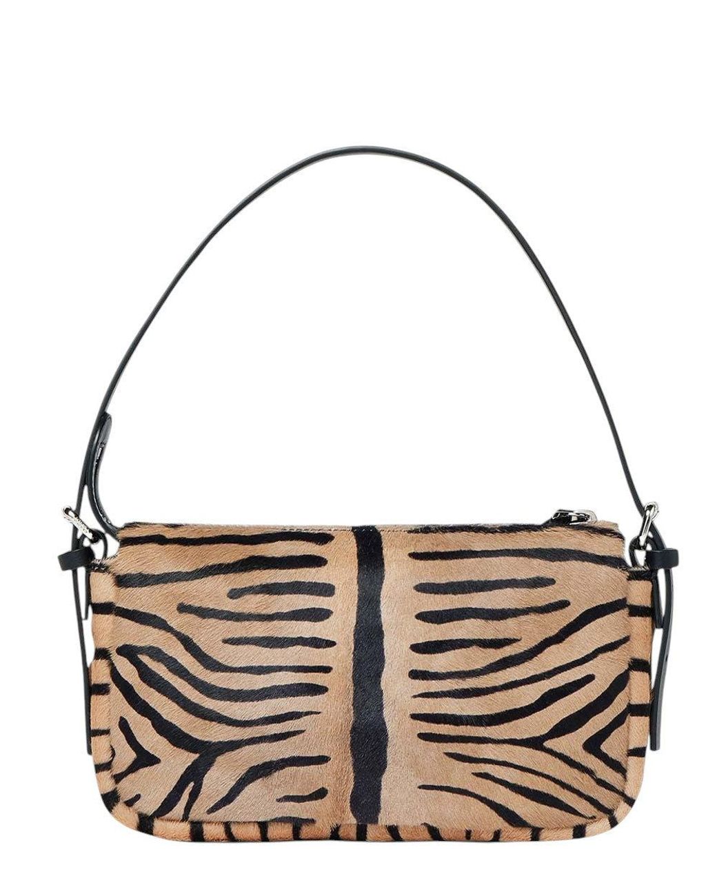 Fendi Metallic Zip Top Small