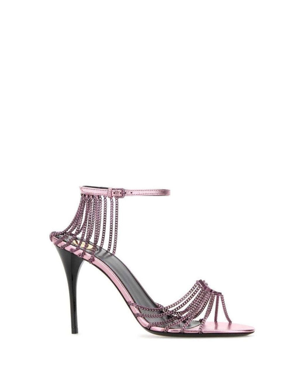 Saint Laurent Pink Babylone Heels