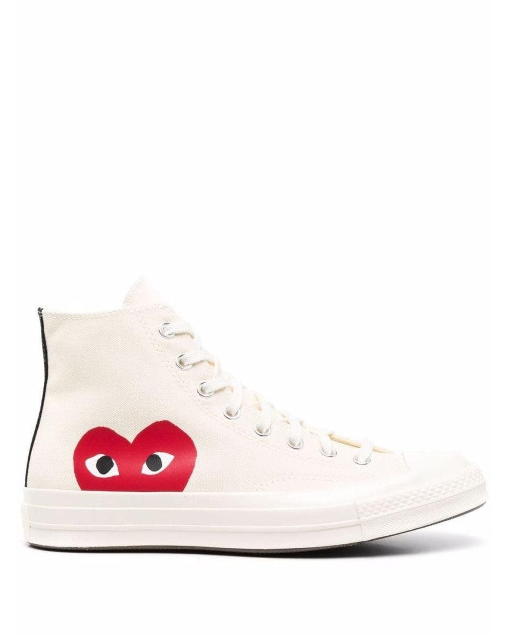 Comme des Garçons Pink Chuck Taylor High-Top Sneakers for men