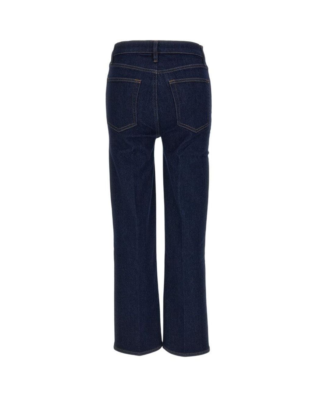 FRAME Blue Dark High Rise Jeans