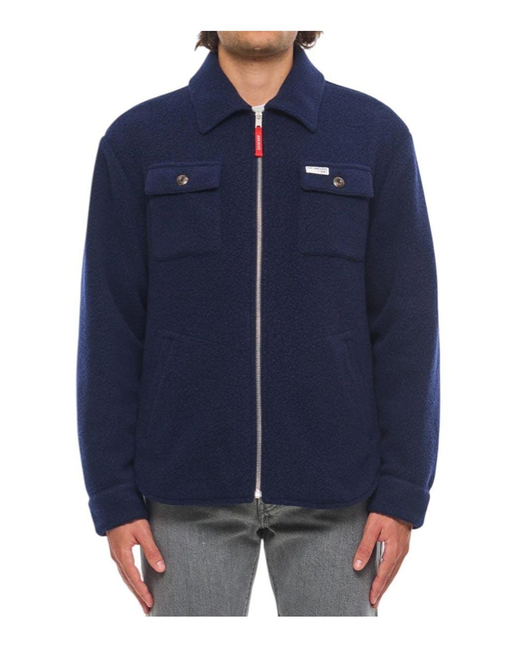 Fay Blue Overshirt Jacket for men