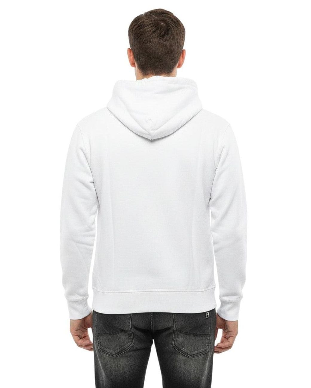 DSquared² White Regular Graphic Hoodie for men