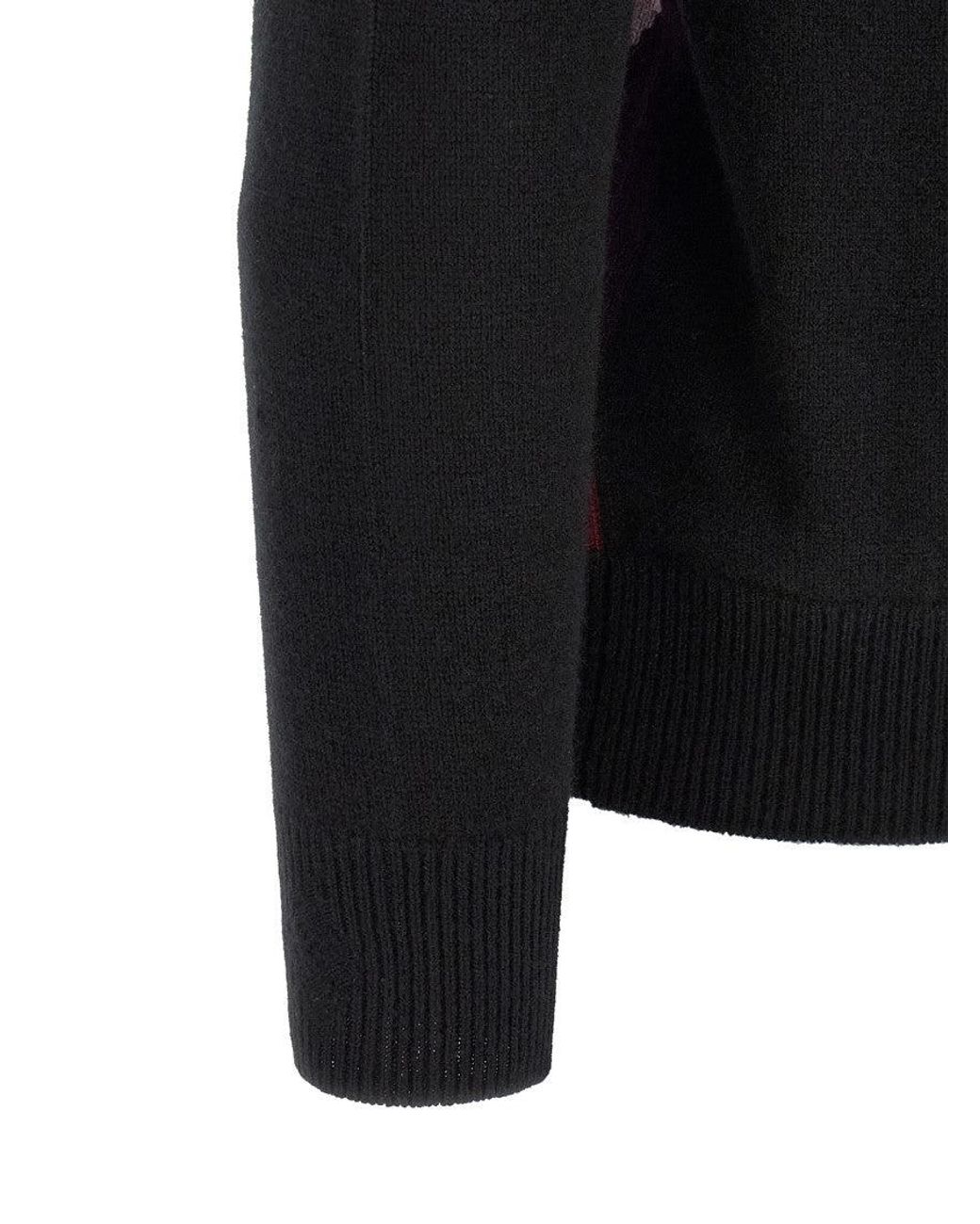 Ballantyne Black Turtle Neck Cardigan for men