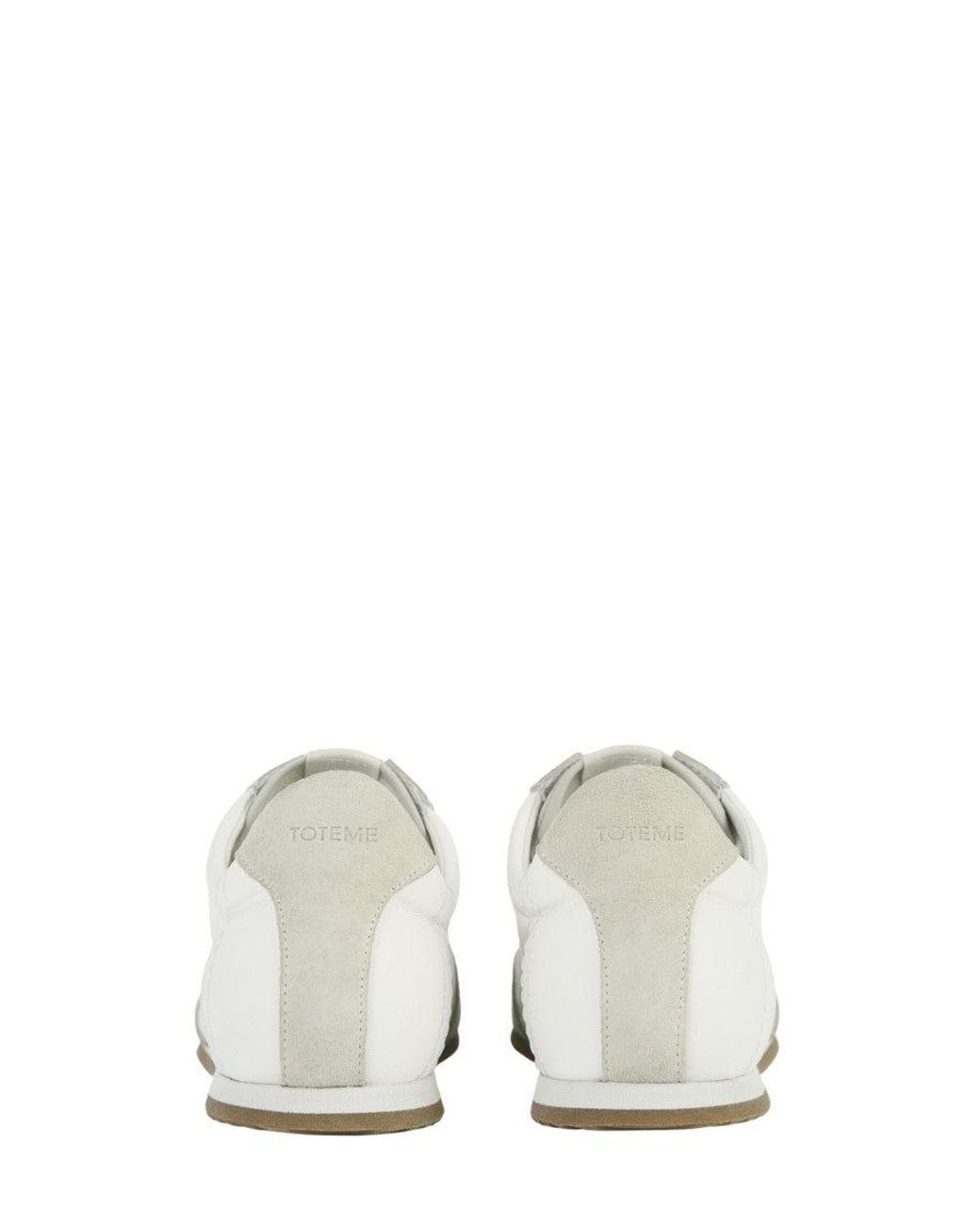 Totême White Low-Top Sneakers