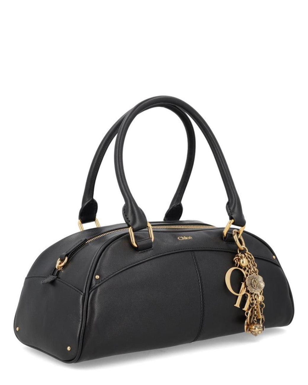 Chloé Black Bowling Medium Duffle Bag