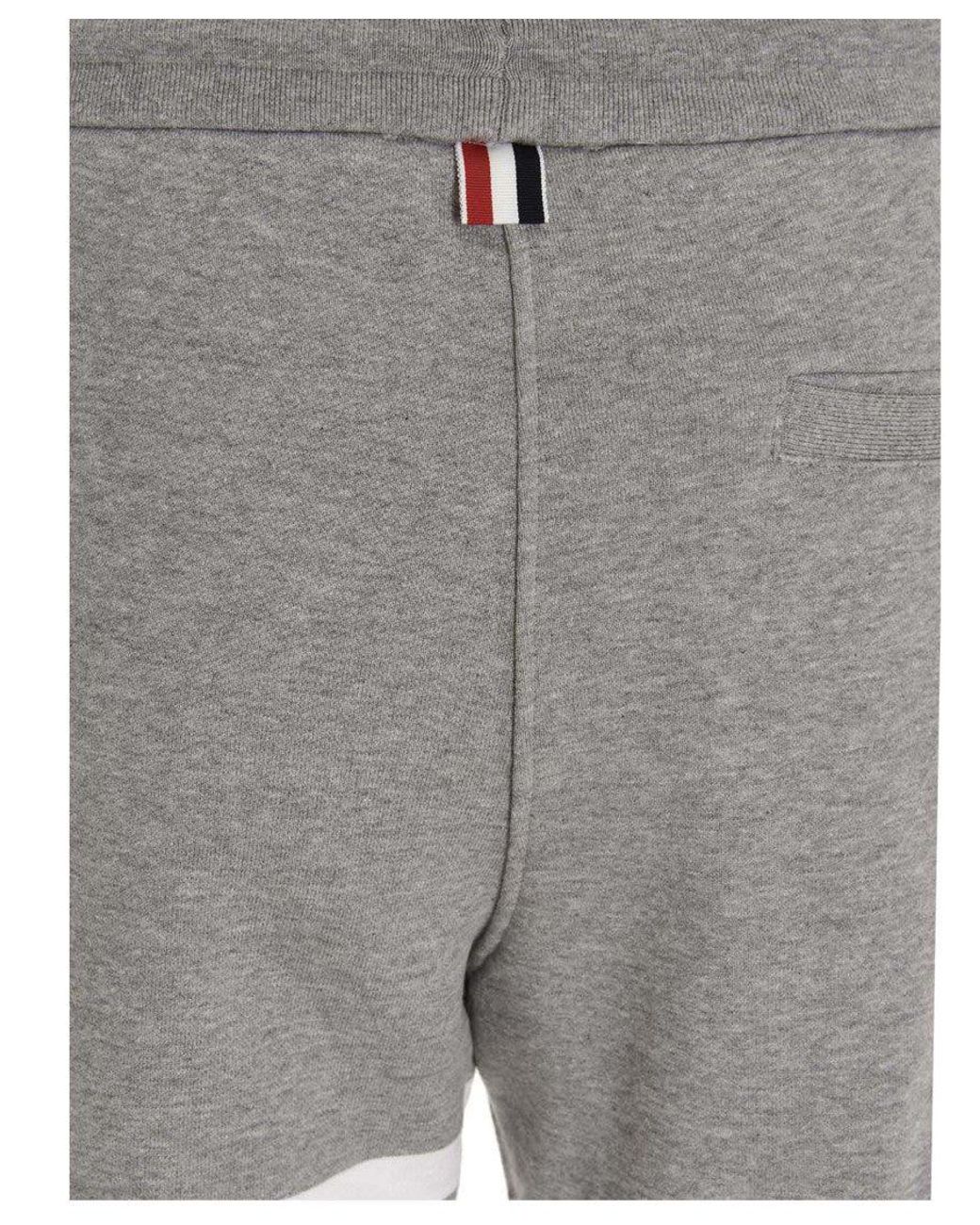 Thom Browne Gray 4 Bar Bermuda Shorts for men