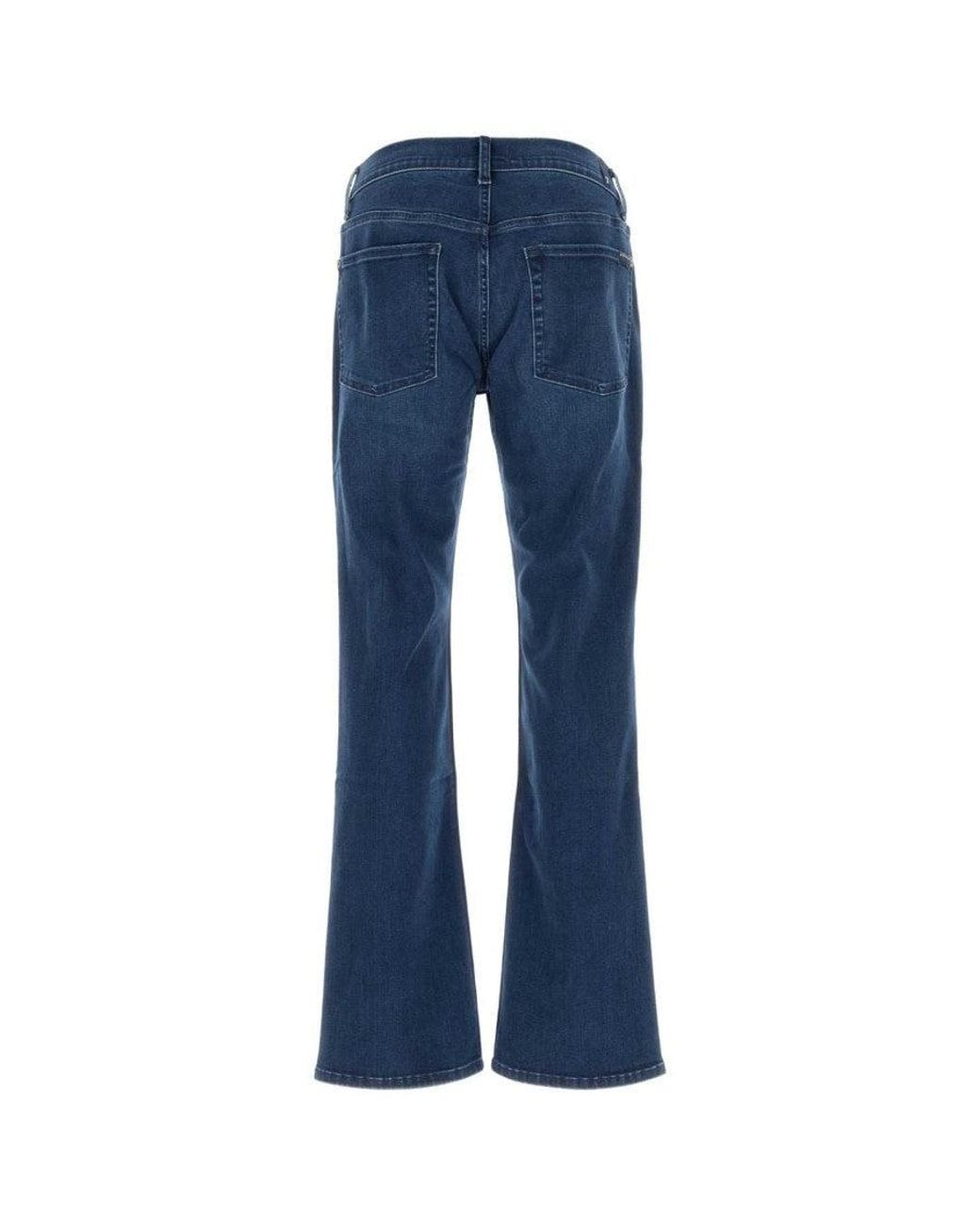 7 For All Mankind Blue Bootcut None Jeans for men