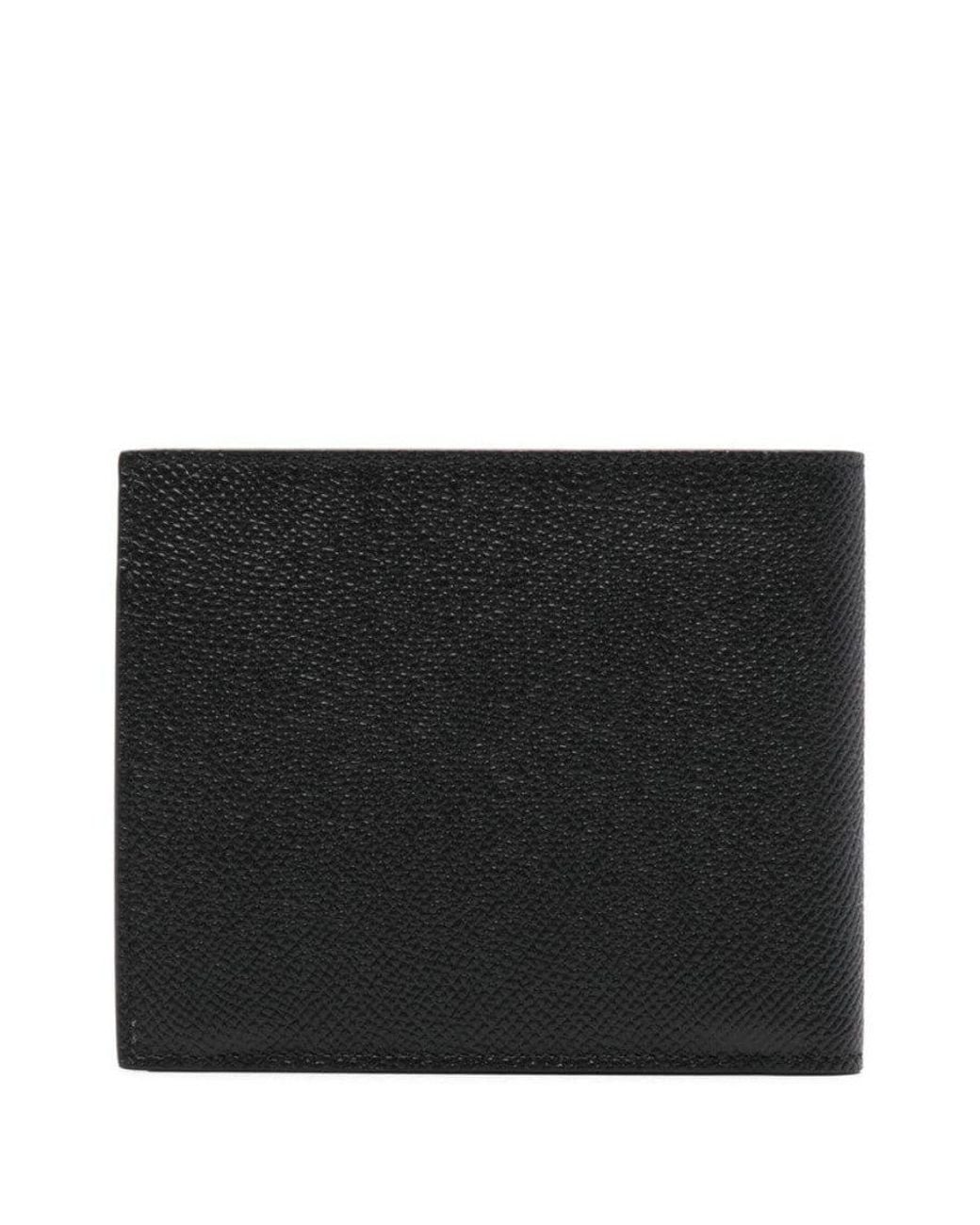 Ferragamo Black Logo Textured Wallet for men