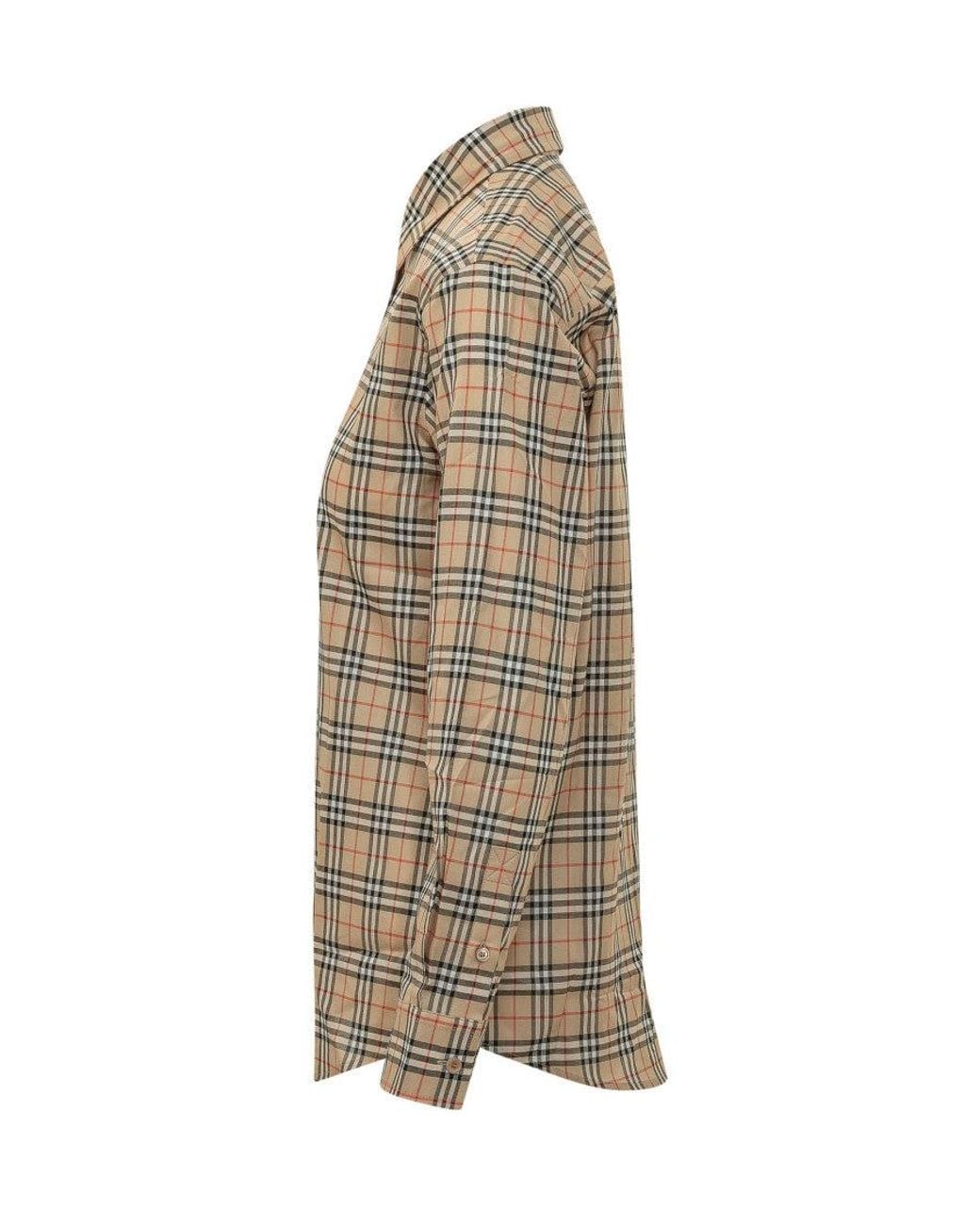 Burberry Natural Emma Check Mini Shirt
