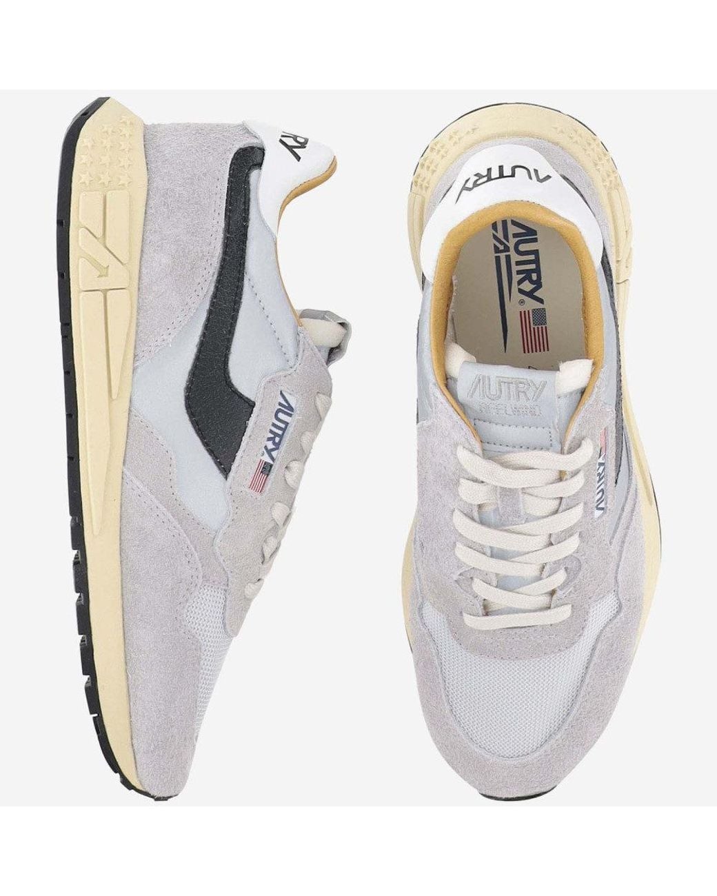 Autry Gray Logo Sneakers for men