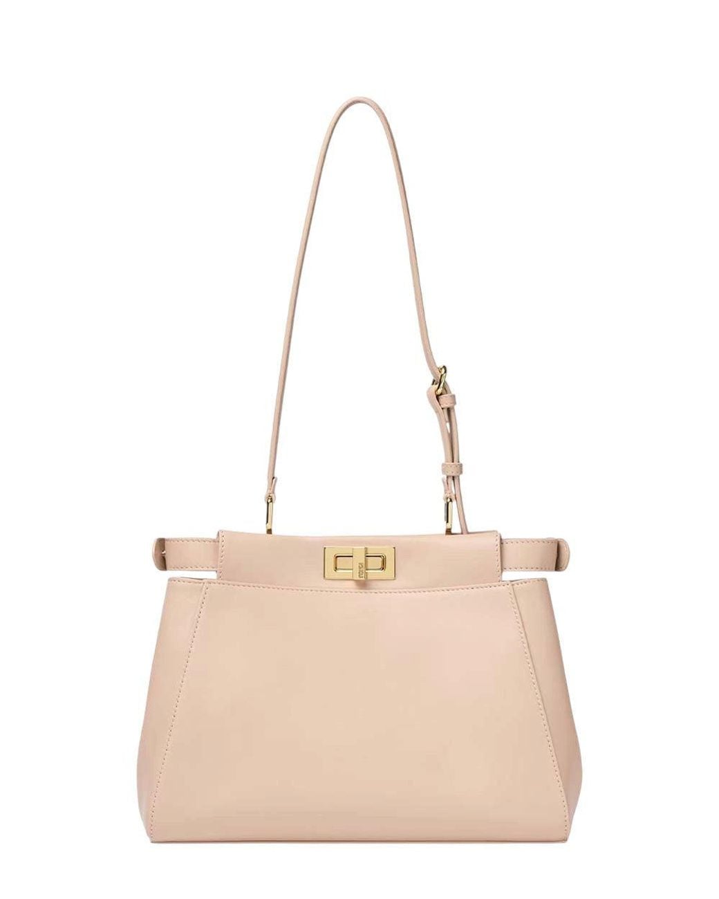Fendi Natural My Peekaboo Small Shoulder Bag