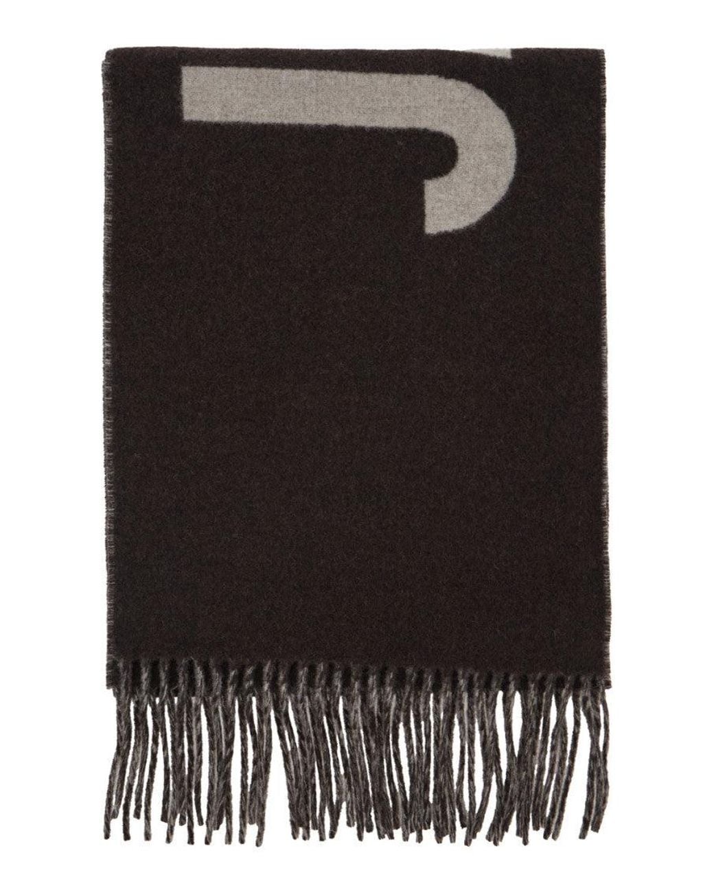 Jacquemus Black Signature Scarf