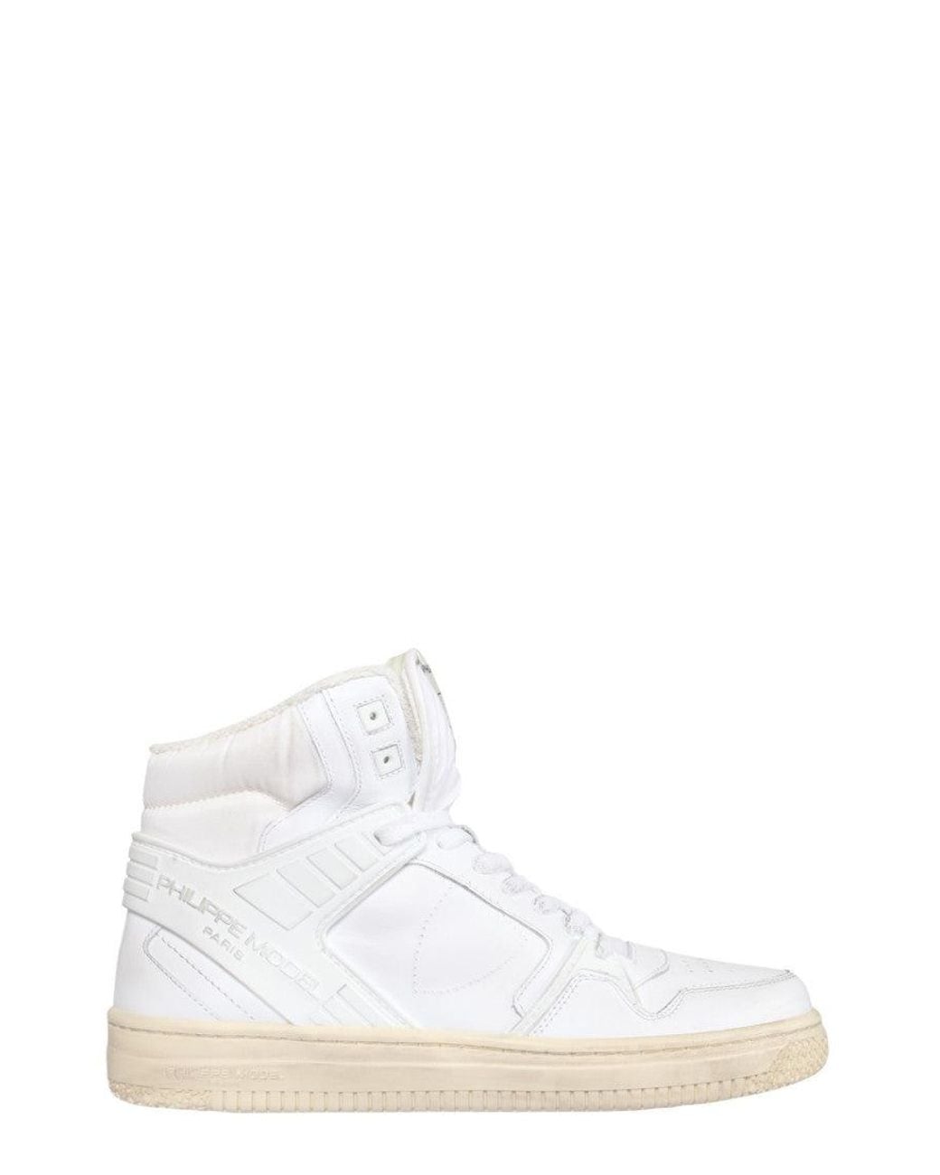 Philippe Model White Logo Sneakers