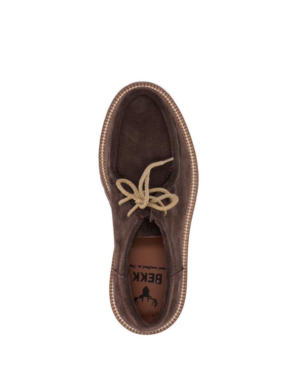 The Bekk Brown Leather Lace Up Shoes