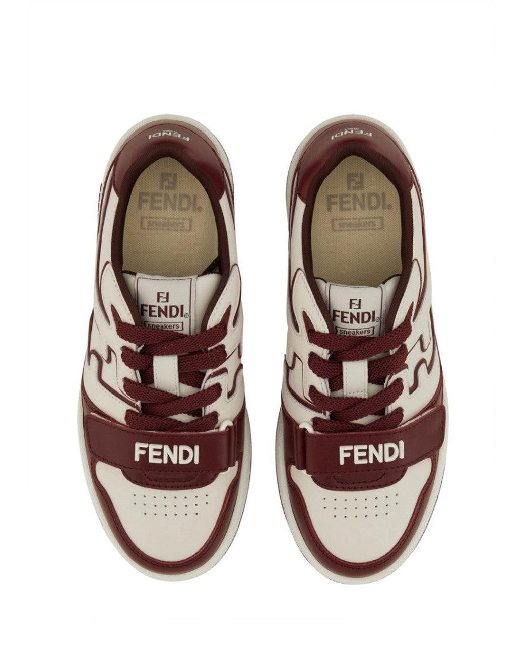 Fendi Brown Logo Match Sneakers