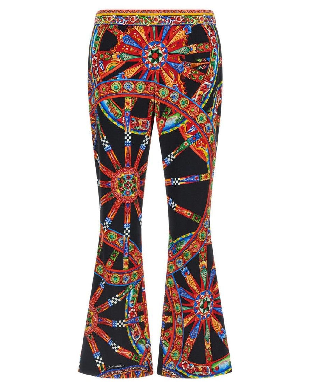 Dolce & Gabbana Flared Flat Front Pants