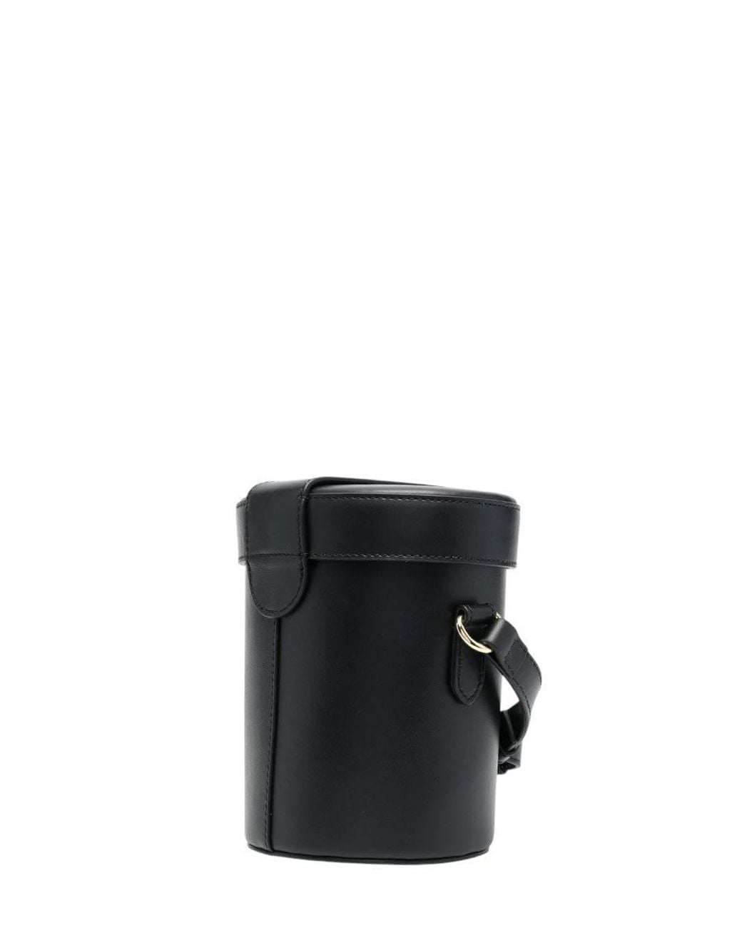 Love Moschino Black Logo Mini Bucket Bag