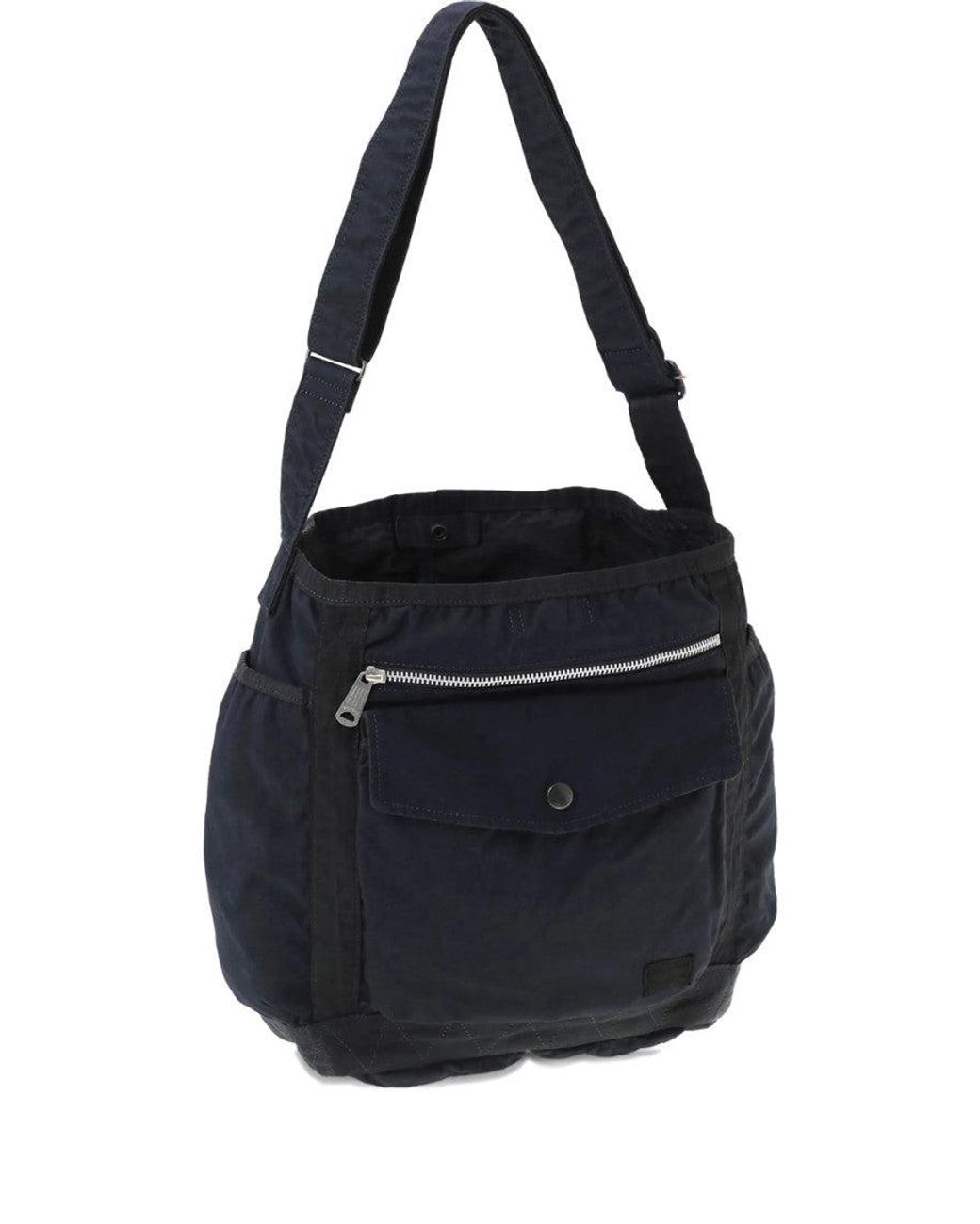PORTER-YOSHIDA & CO Blue Crag Large Shoulder Bag for men