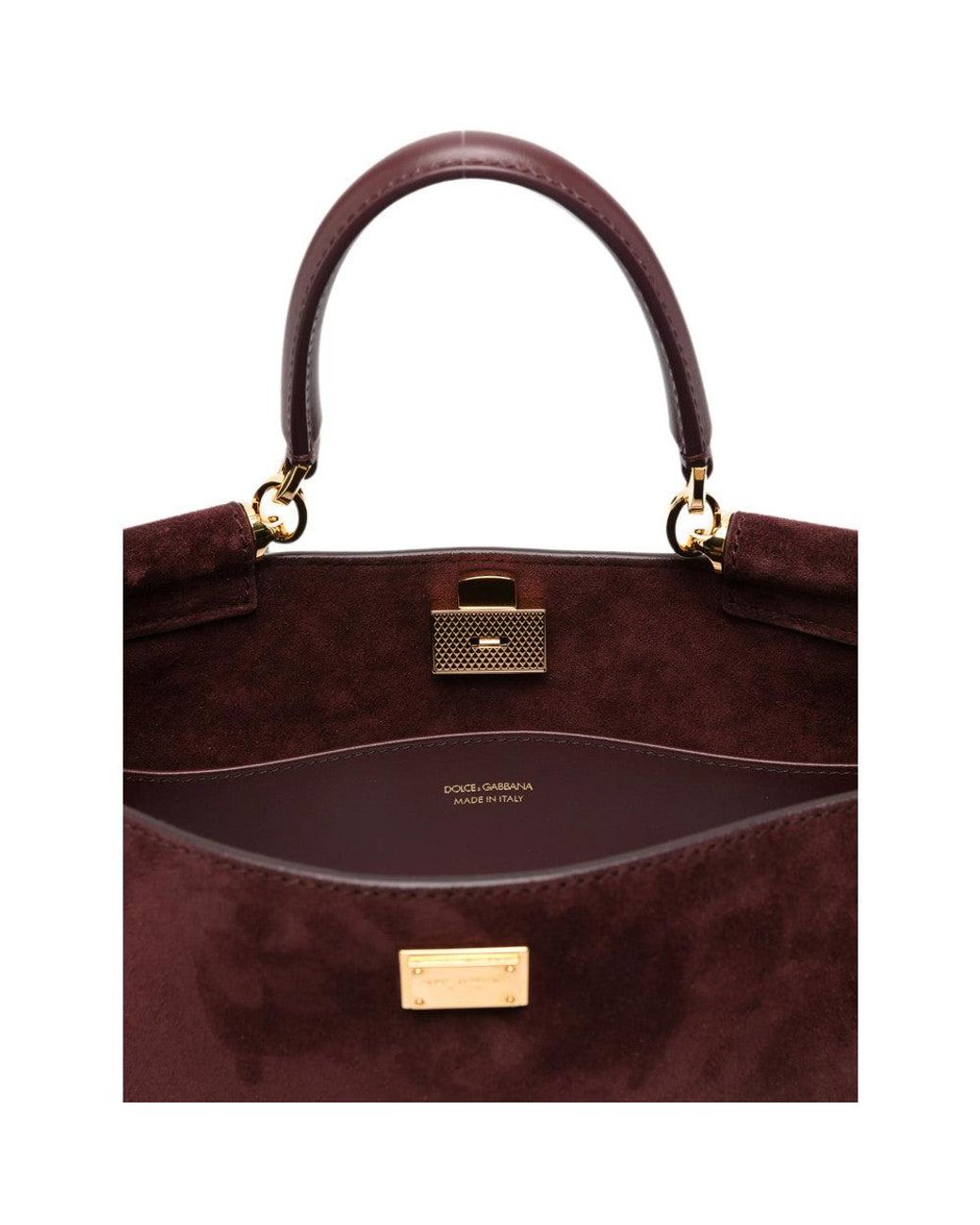 Dolce & Gabbana Red Vittoria Medium Satchel