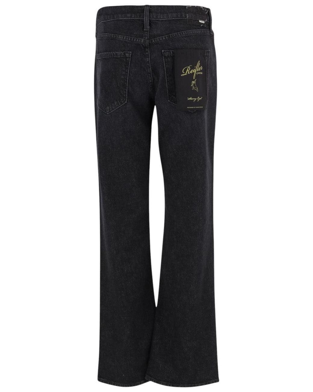 Mother Blue Bootcut Mid Rise Jeans