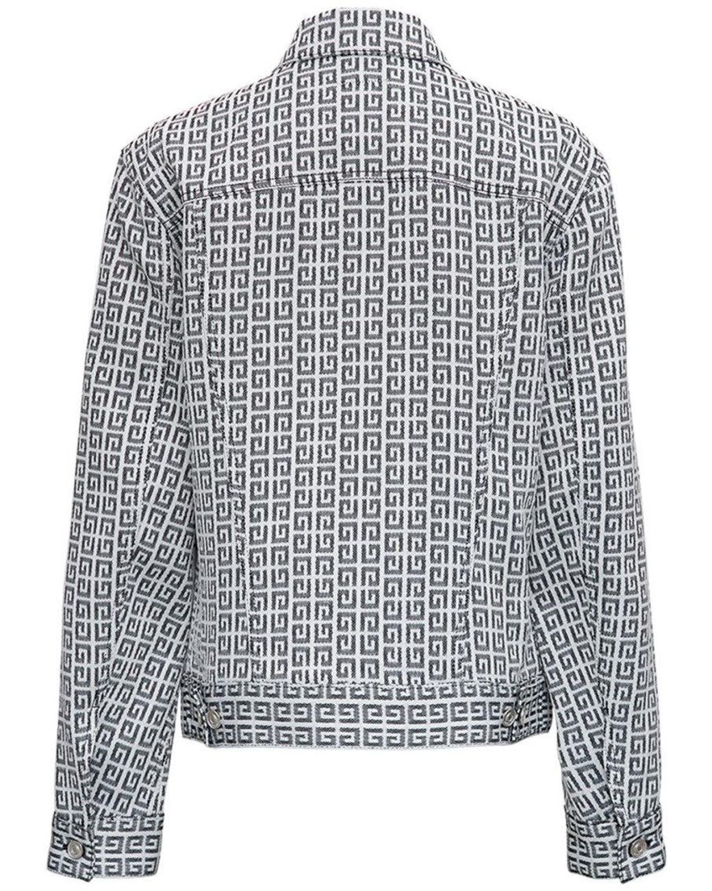 Givenchy Gray Logo Shirt Collar Jacket