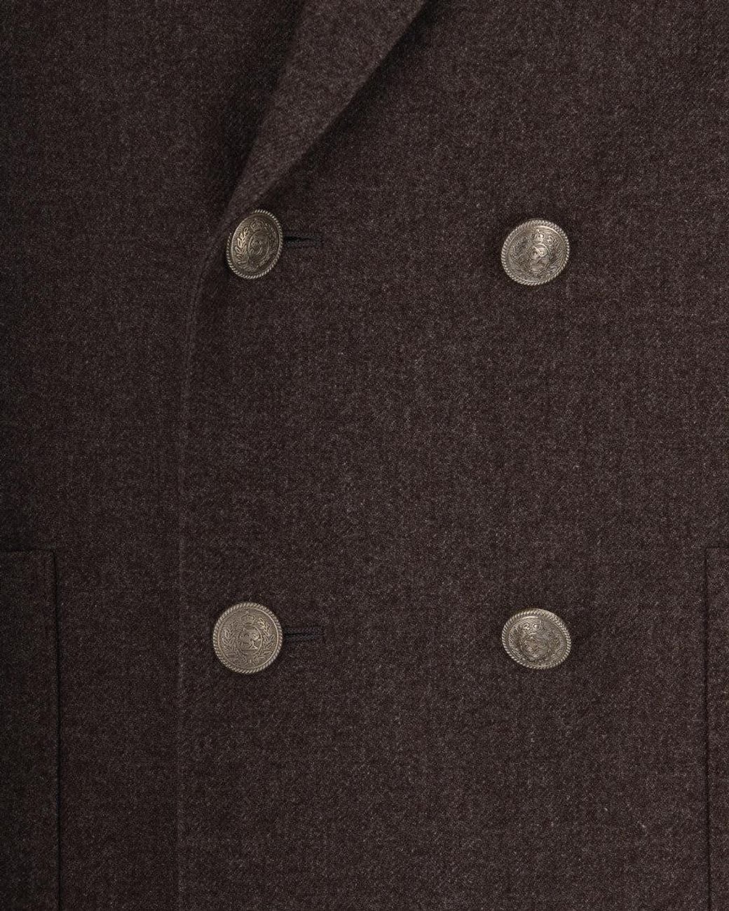 Eleventy Brown Peaked Lapel Blazer for men
