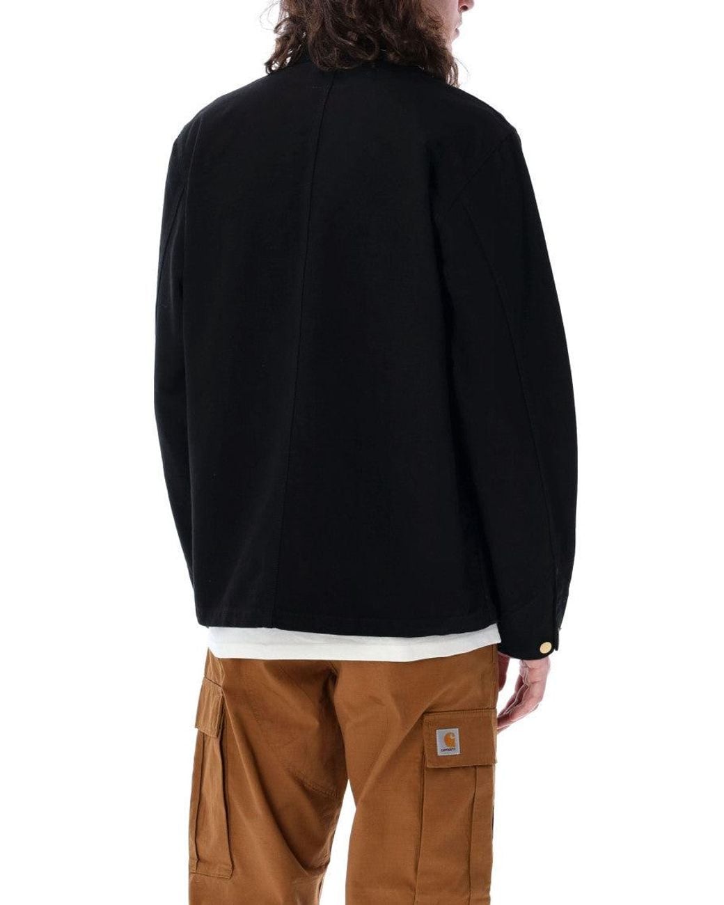 Carhartt Black Logo Patch Jacket for men
