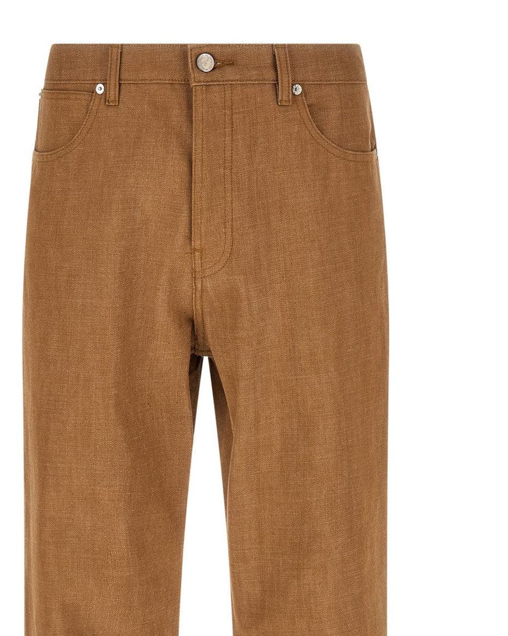 A.P.C. Brown Mid Rise Jeans for men