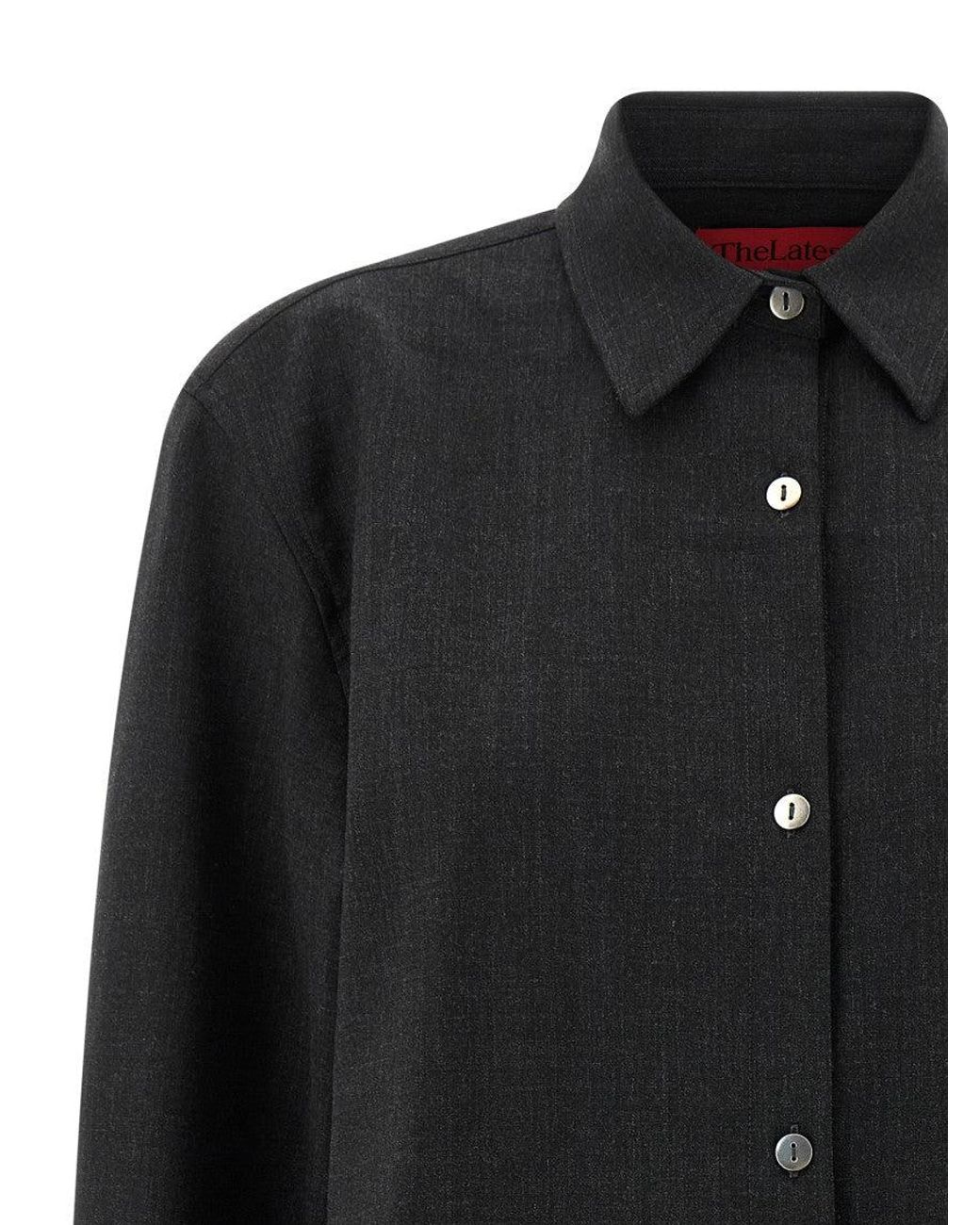 THE LATEST Black Mélange Shirt