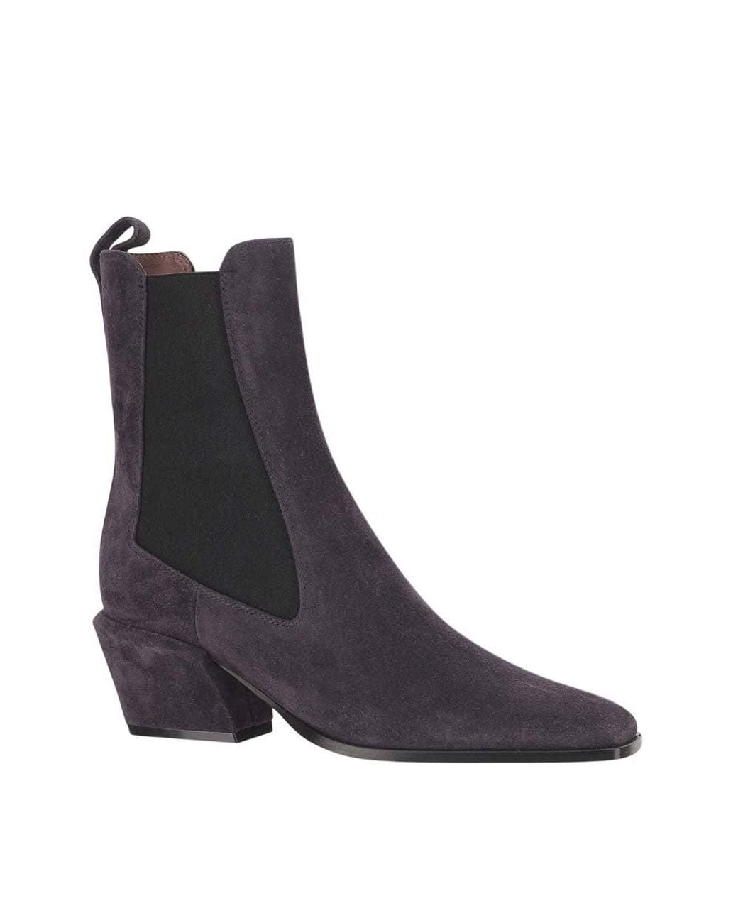 Paris Texas Blue Dark Suede Ankle Boots