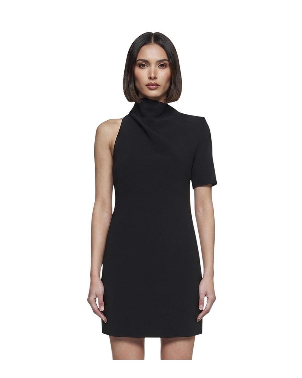 Sportmax Black Turtle Neck Mini Dress