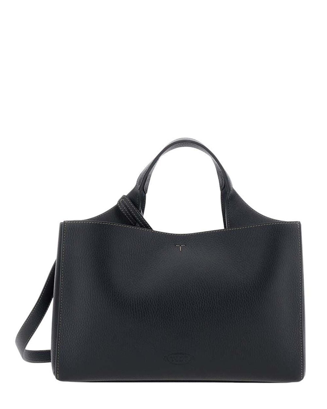 Tod's Black T Timeless Small Tote