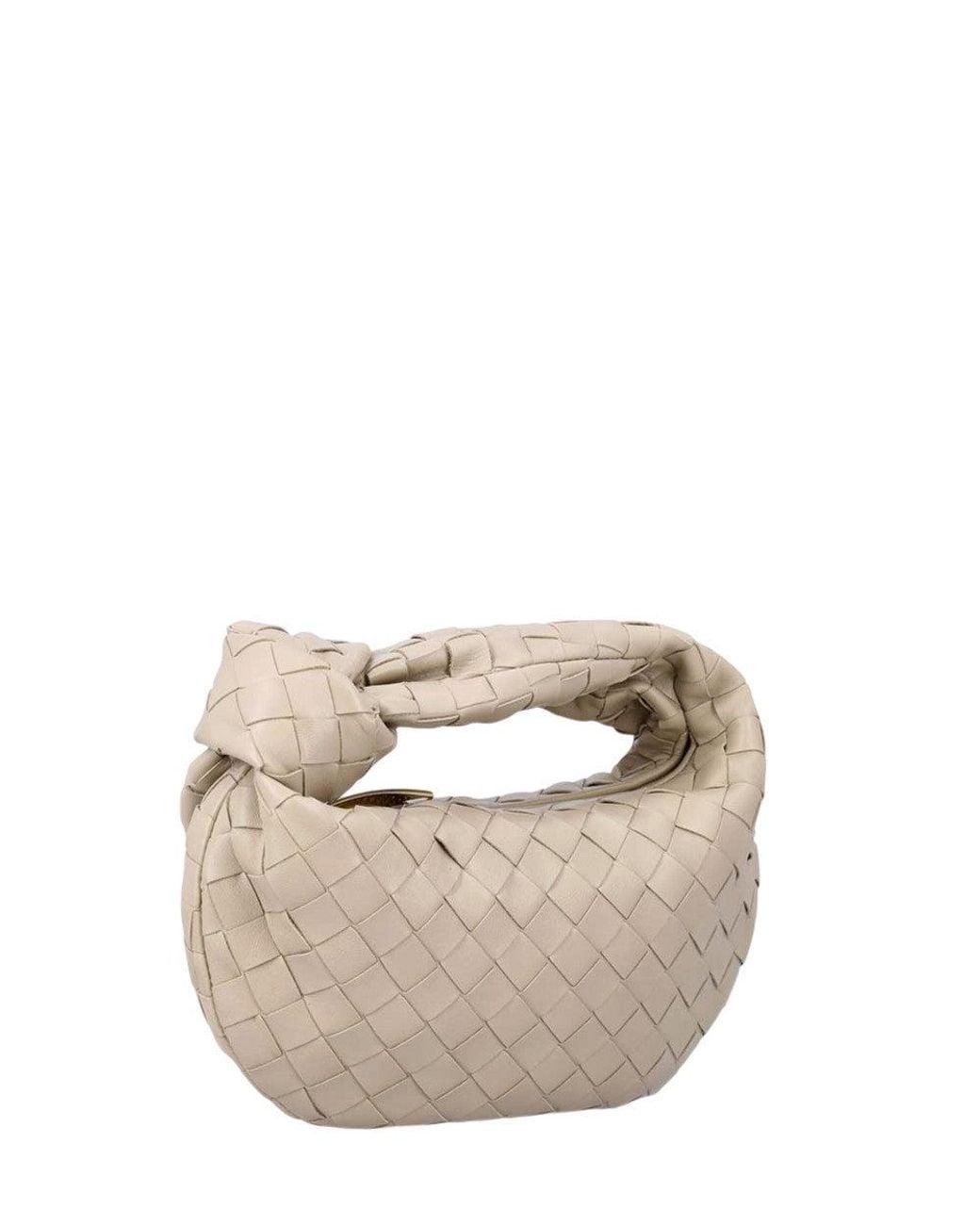 Bottega Veneta Natural Mini Jodie Mini Shoulder Bag