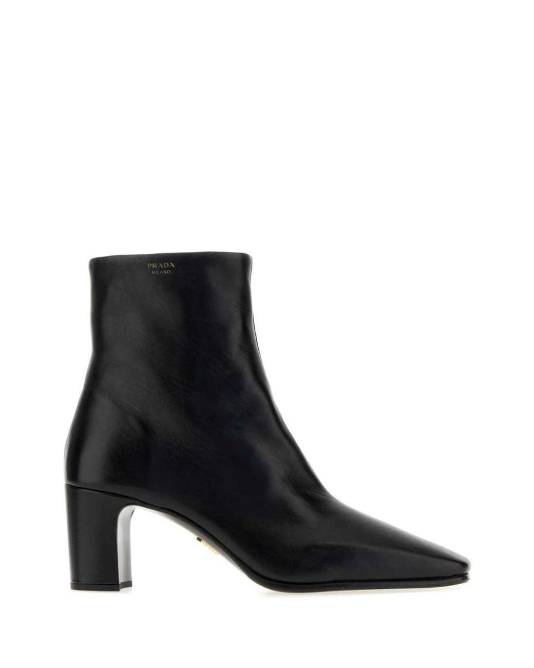 Prada Black Tronchetti Boots