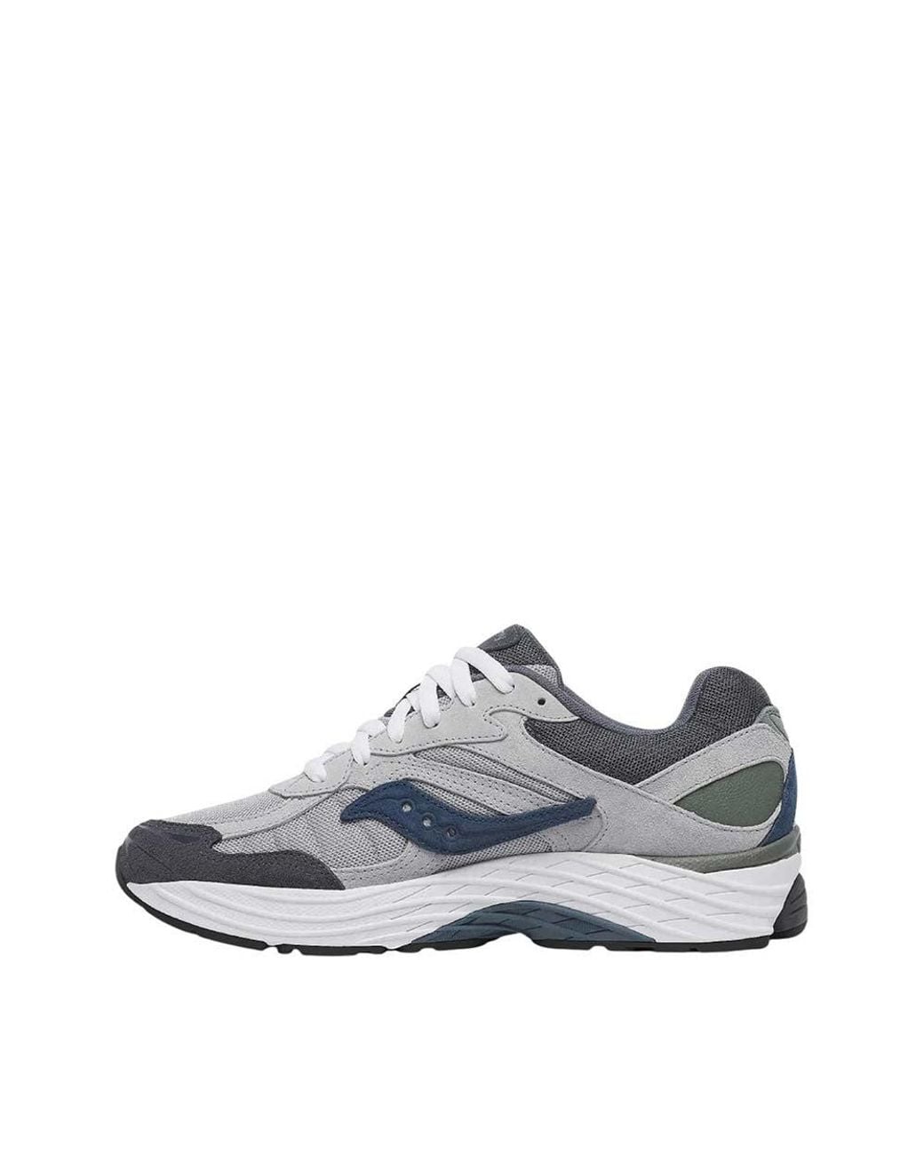 Saucony White Color Block Progrid Omni Sneakers for men