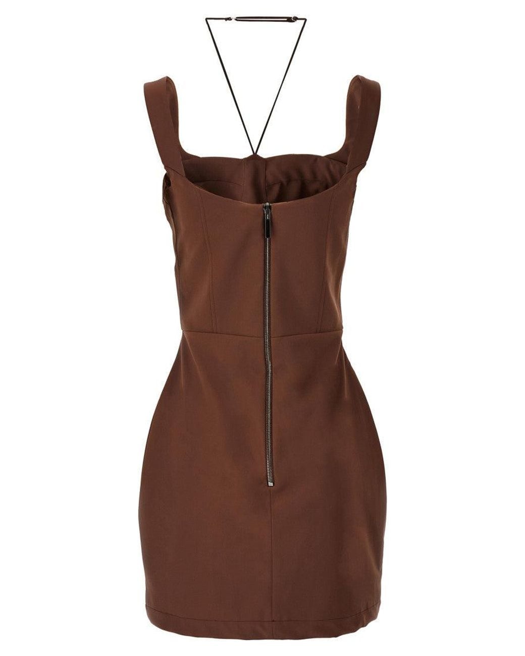 Nensi Dojaka Brown Maddie Dress