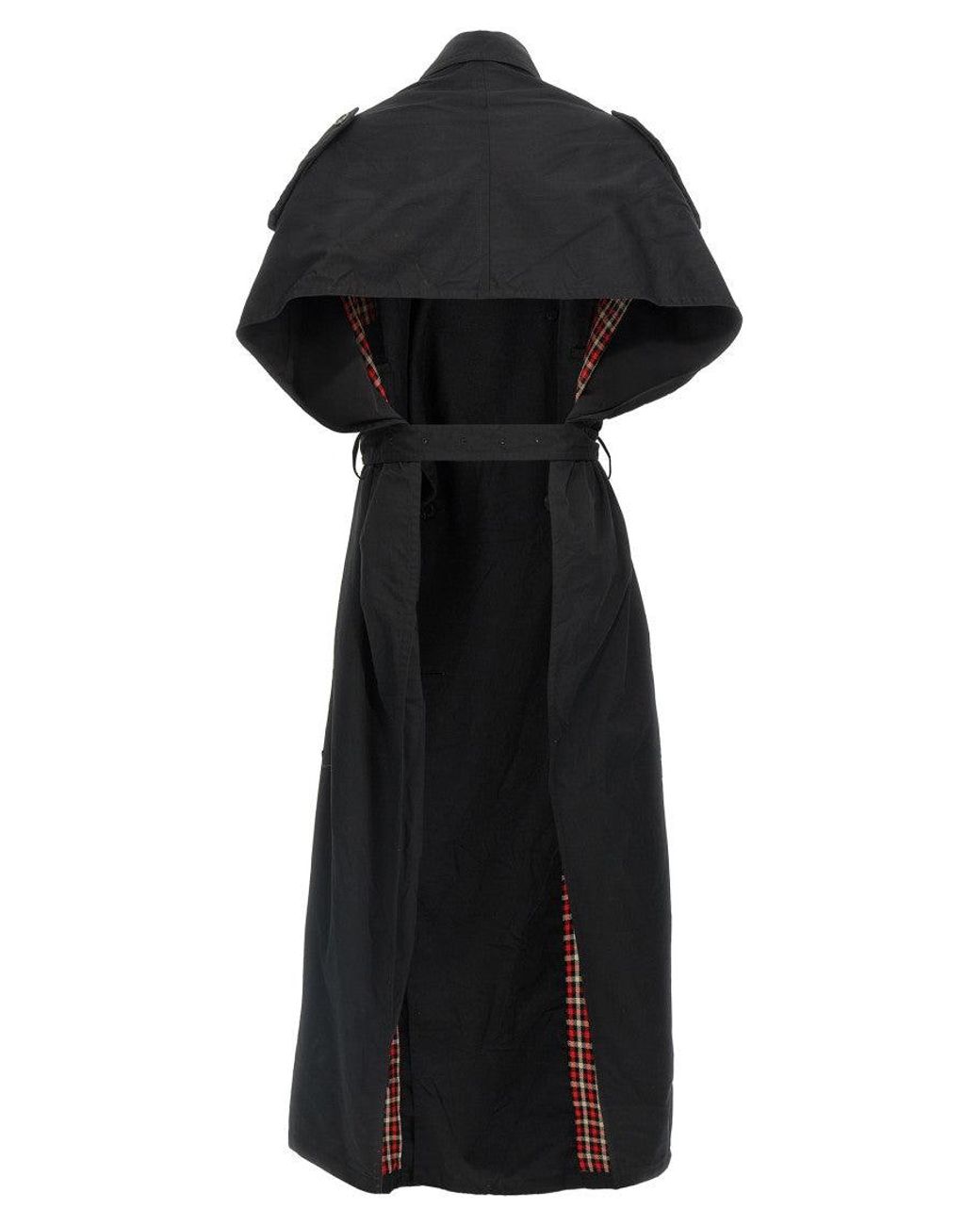 Balenciaga Black Stole Coat