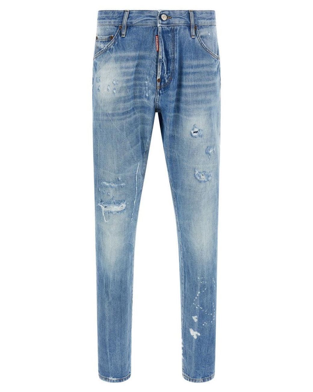 DSquared² Blue Teddy Jeans for men