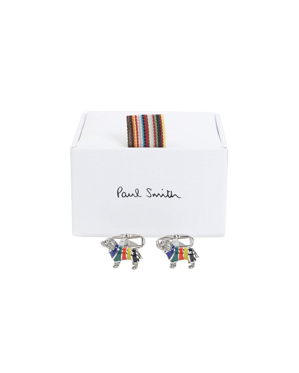 Paul Smith White Cufflinks & Tie Clips for men