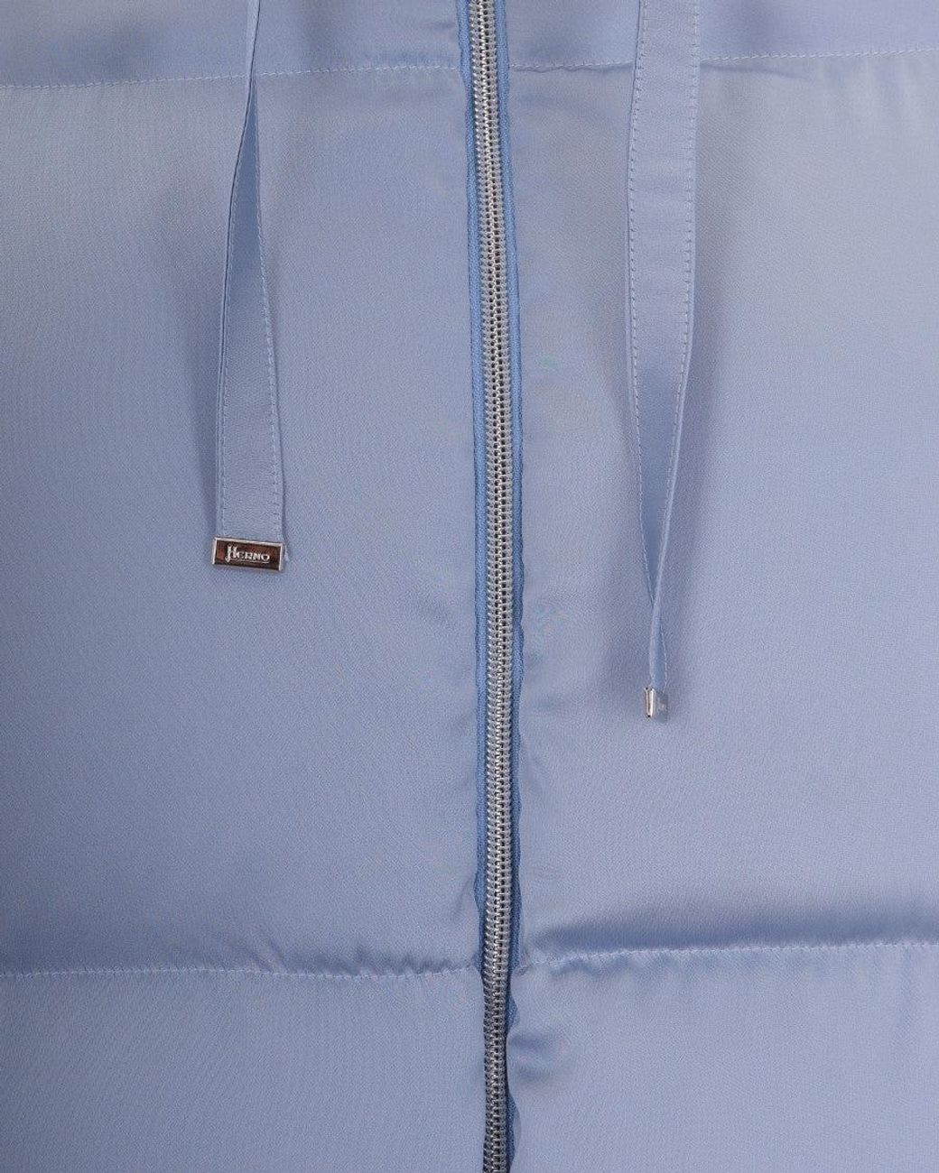 Herno Blue Light High Neck Padded Down Jacket