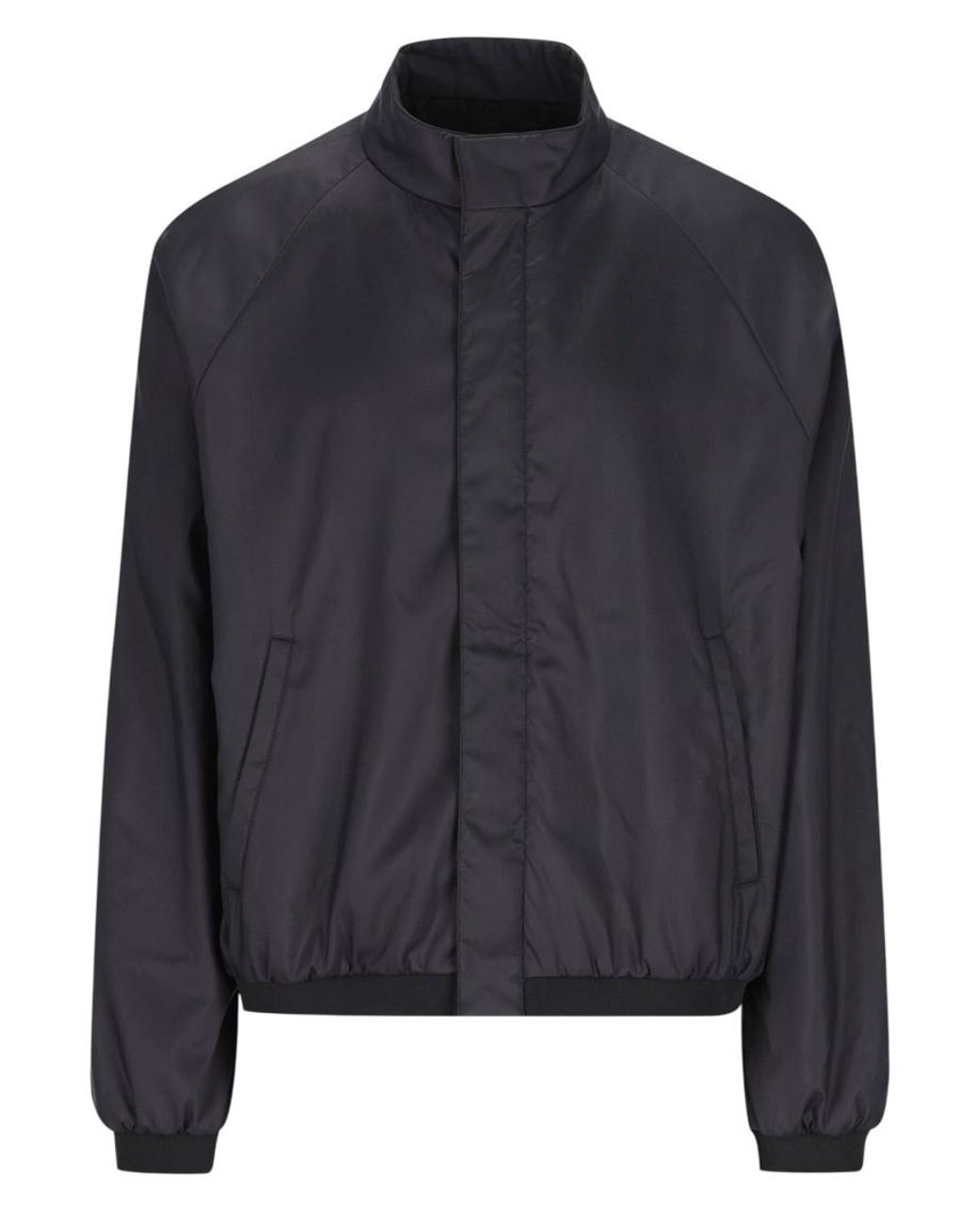 Gucci Black Mock Collar Jacket for men