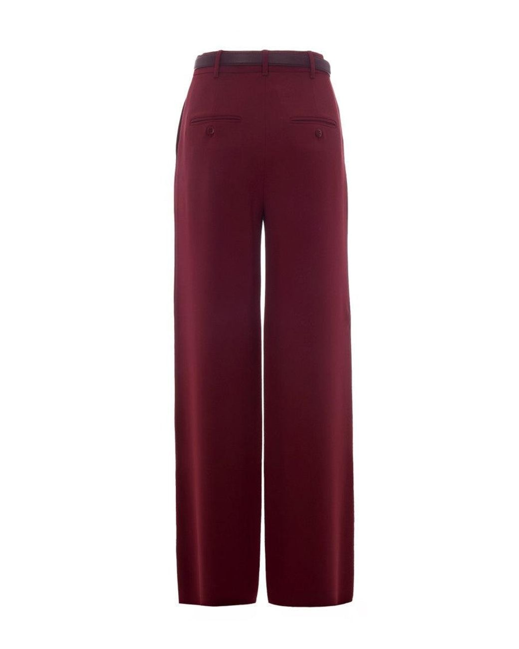 Max Mara Red Wide-Leg Trousers Amico