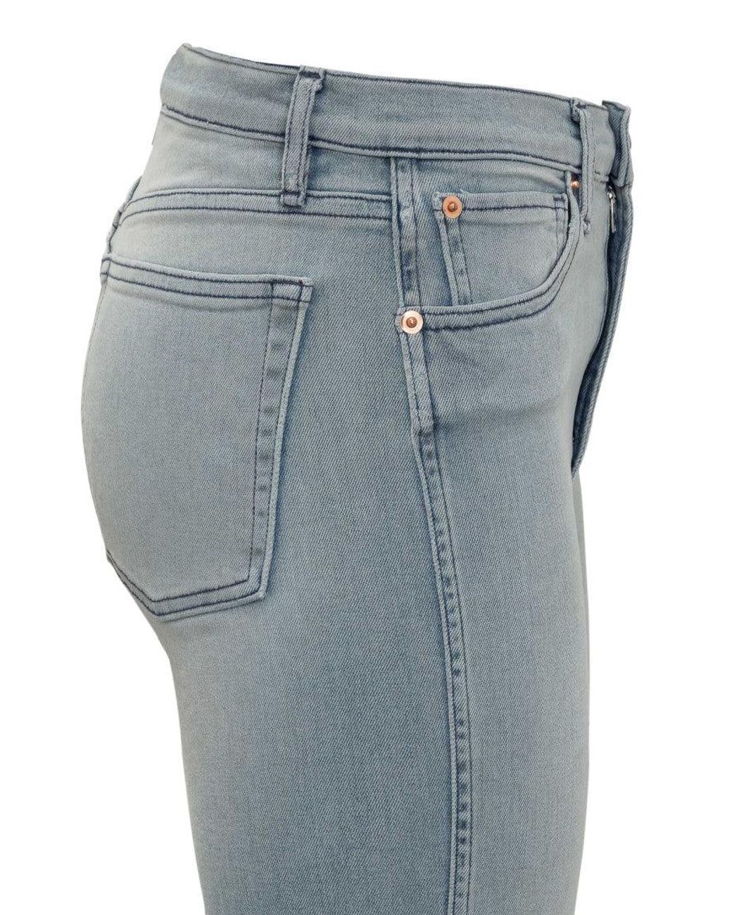 3x1 Blue Slim Mid Rise Jeans