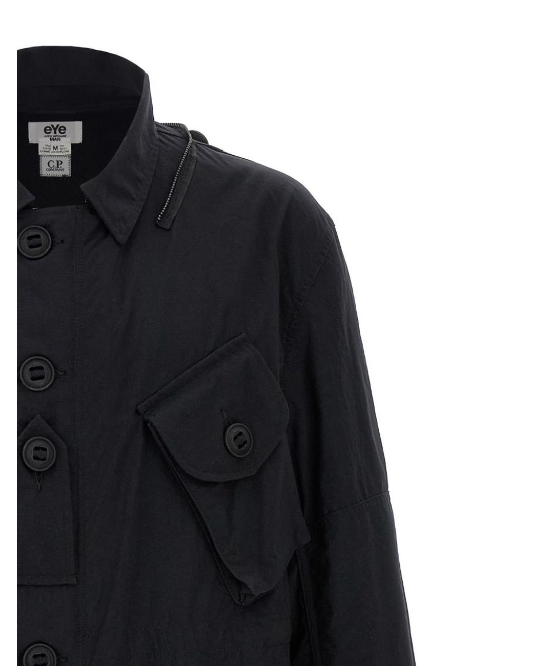 Junya Watanabe Black Technical Fabric Parka for men