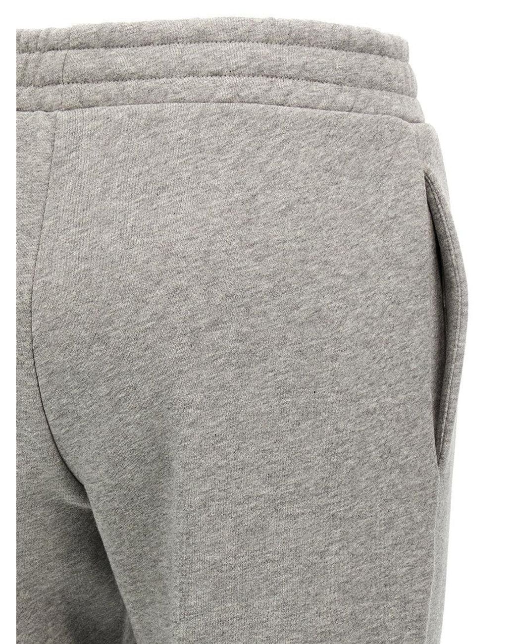The Attico Gray Logo Joggers