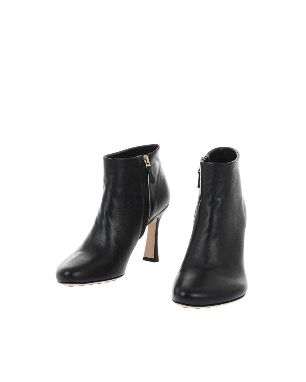 Bottega Veneta Black Solid Boots