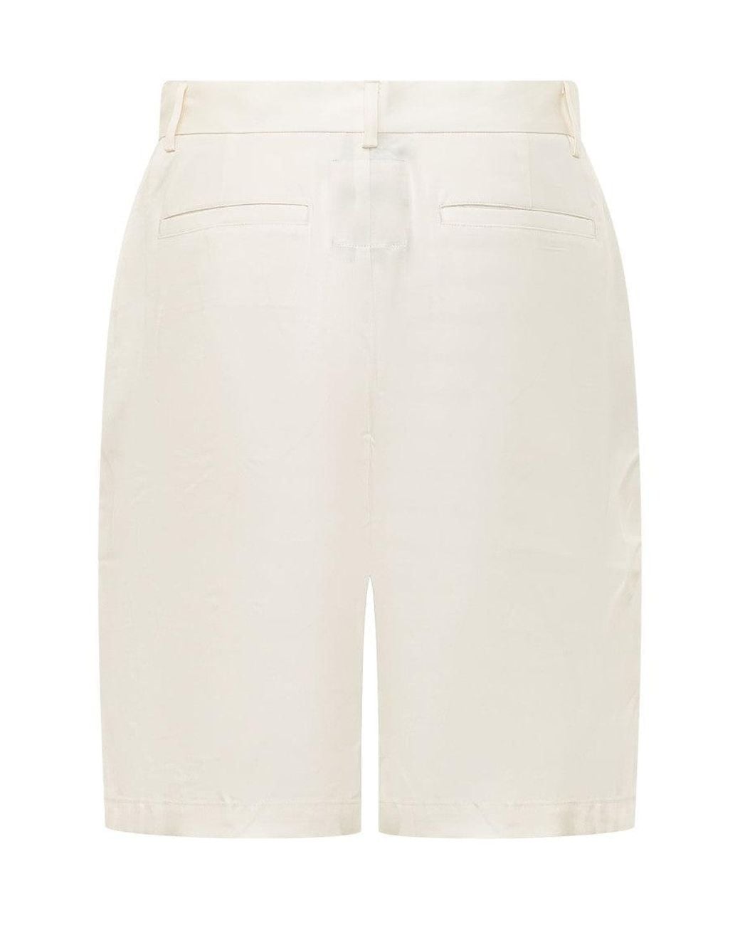 Kidsuper White Off Graphic Shorts for men