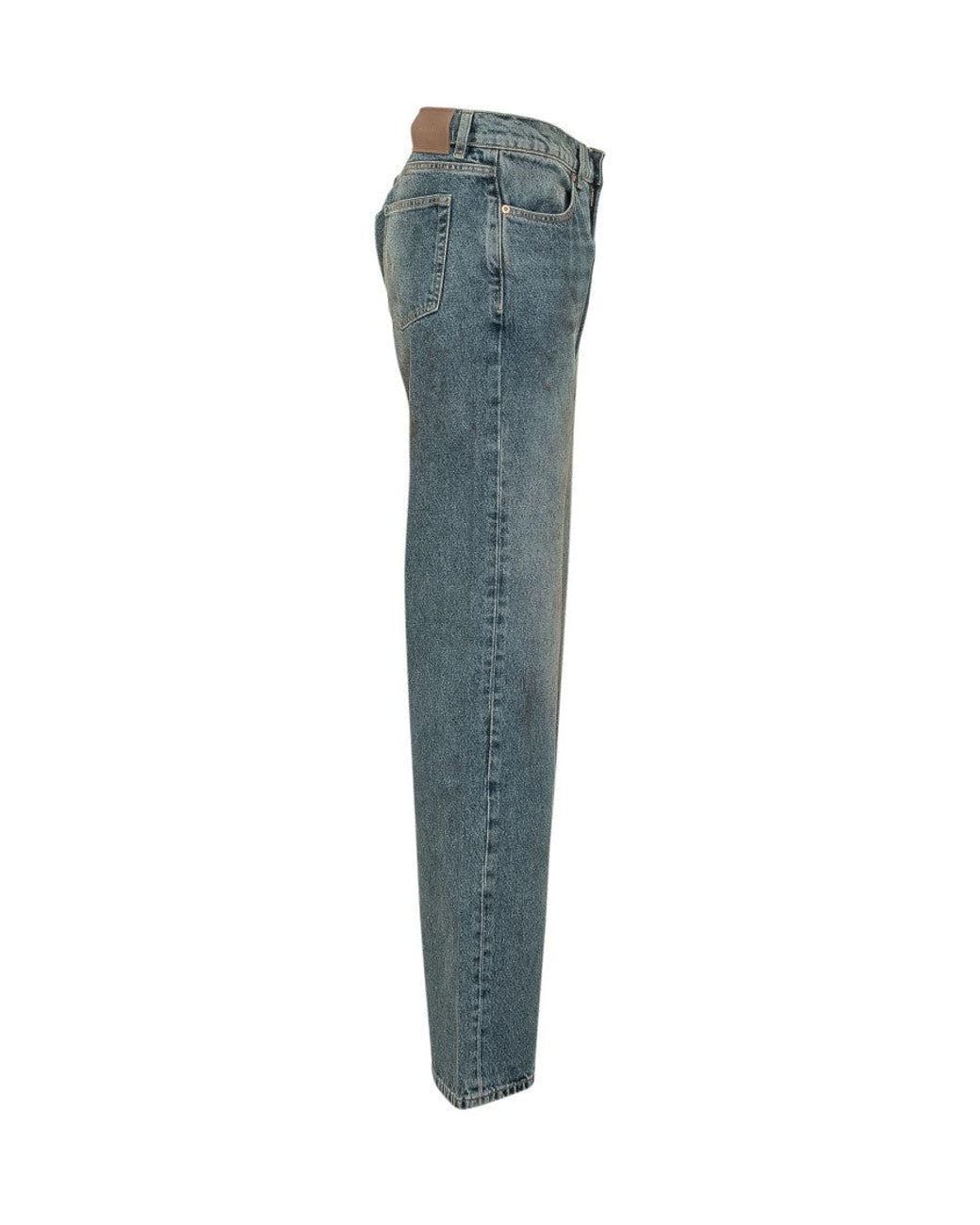 Our Legacy Blue Mid Rise Jeans for men