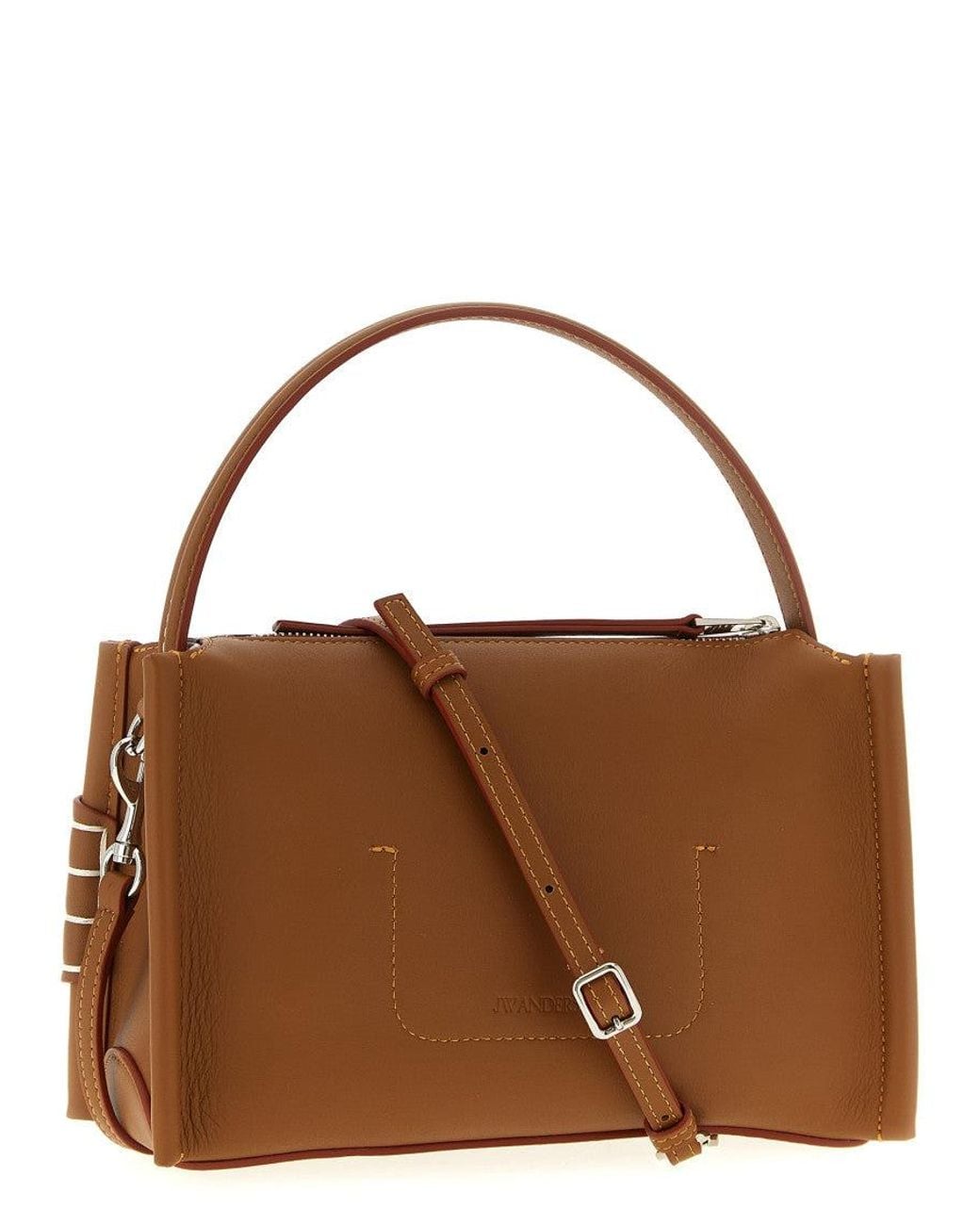 J.W. Anderson Brown Loafer Small Satchel