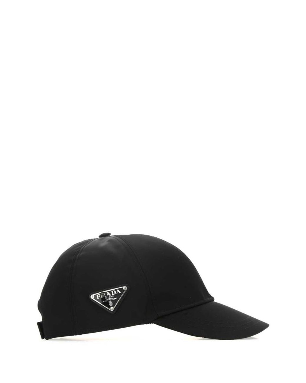 Prada Black Logo Cap